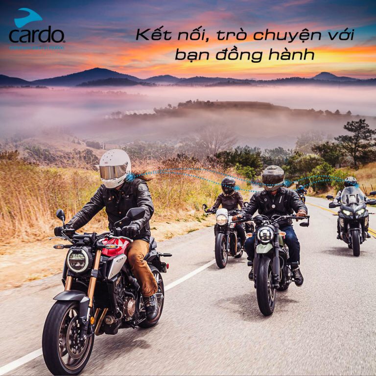 Tai nghe Cardo Packtalk – gắn kết đường dài, nối liền yêu thương