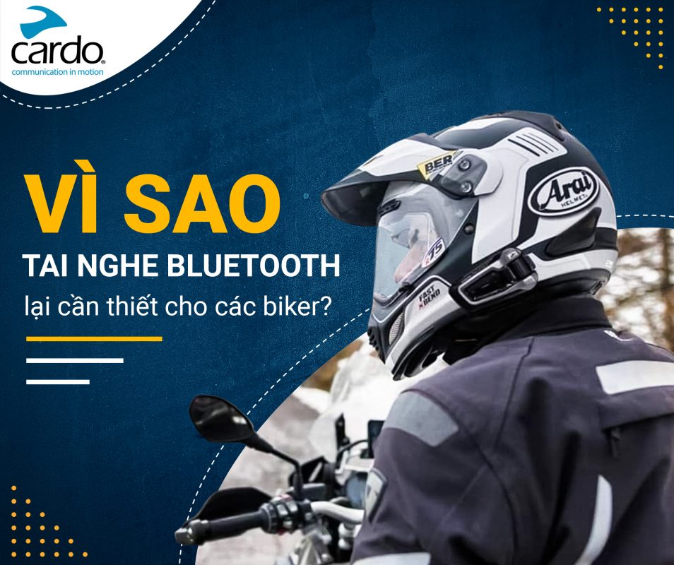 VÌ SAO TAI NGHE BLUETOOTH CẦN THIẾT CHO BIKER